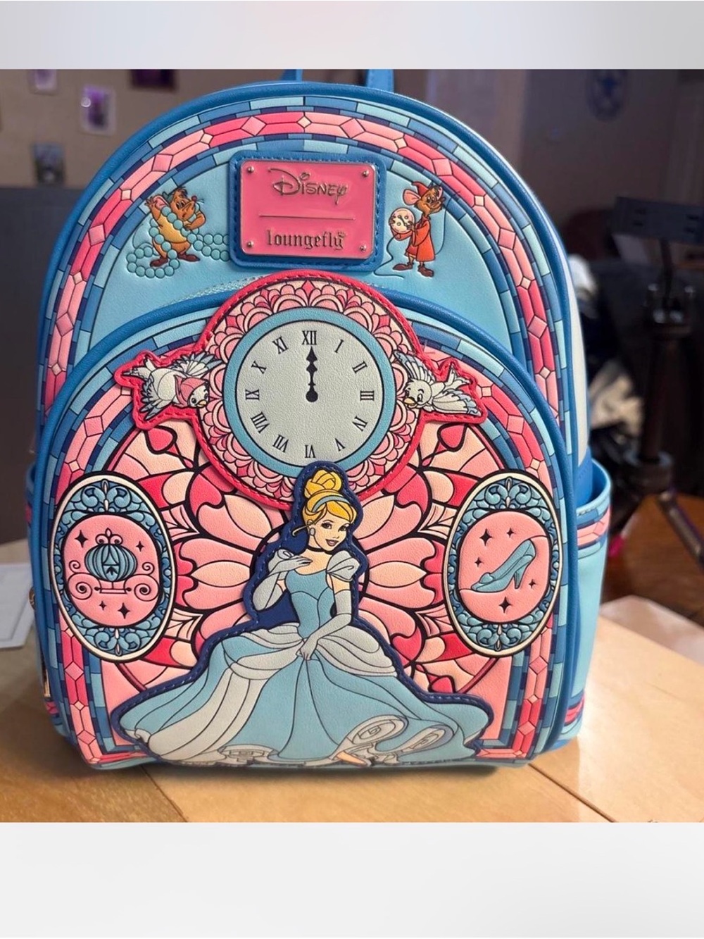 Disney x Loungefly Cinderella Light Blue  Backpack